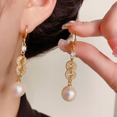 Gold Plated Infinity Earrings